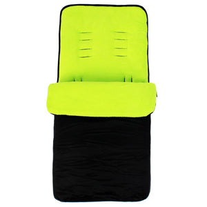 X12 Budget Footmuff - Black/Lime