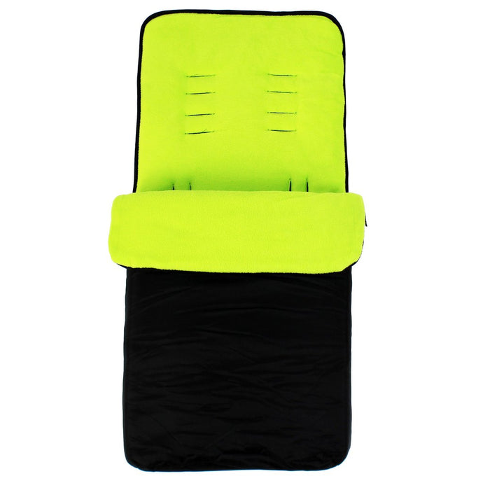 X12 Budget Footmuff - Black/Lime